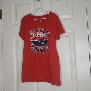New England Patriots Red T-Shirt Size XL